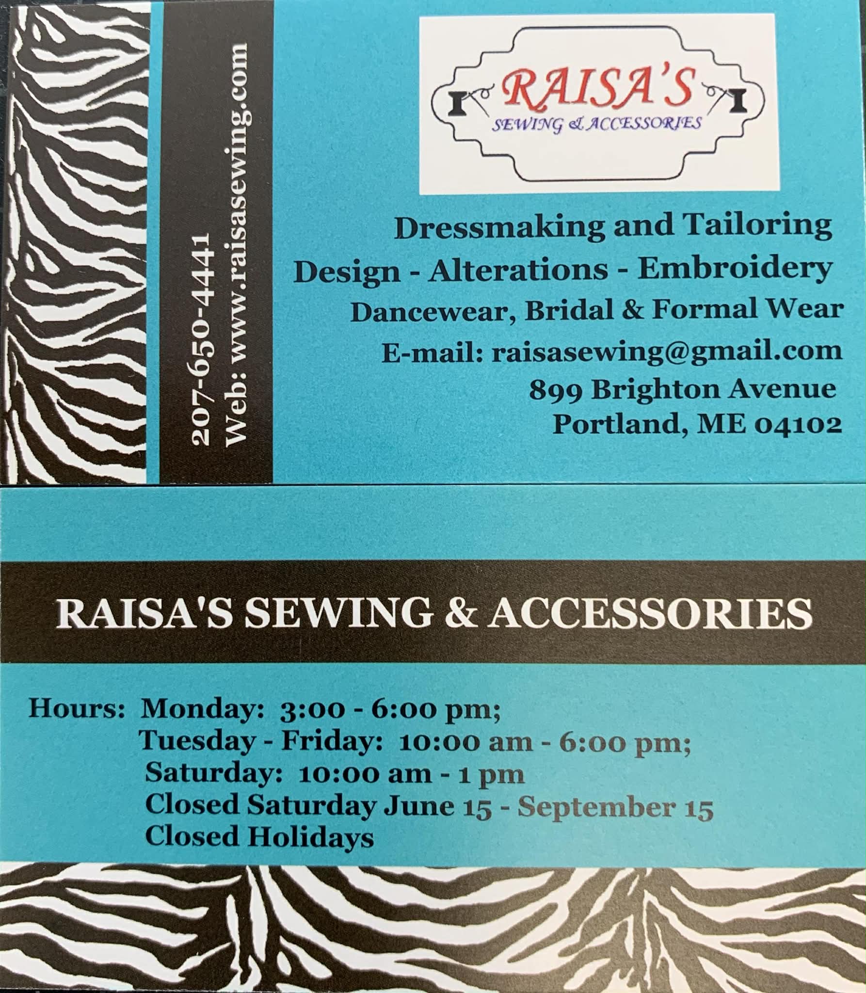 Custom dressmaking
